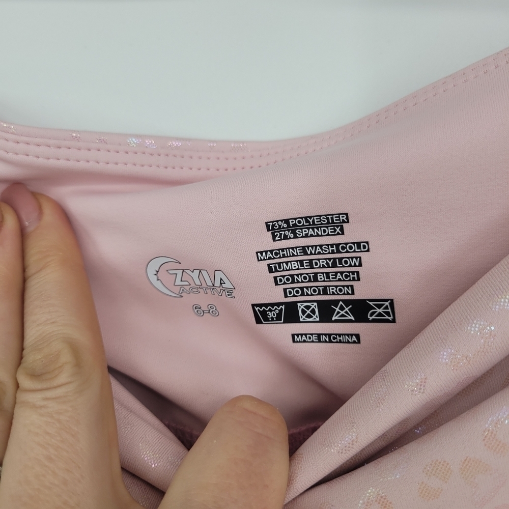 ZYIA active leoperd unicorn Holographic light n tight Hi rise 6-8 - Picture 6 of 7